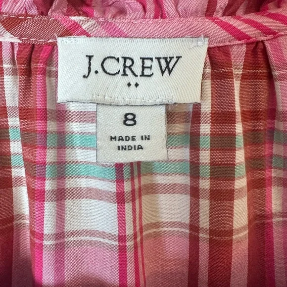 J. Crew plaid dress - size 8 - Picture 8 of 8
